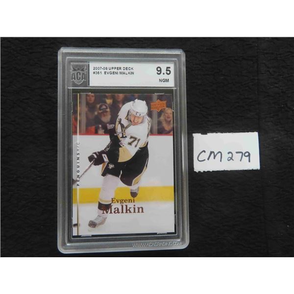 Graded Eugeni Malkin Pittsburgh Penguins Card