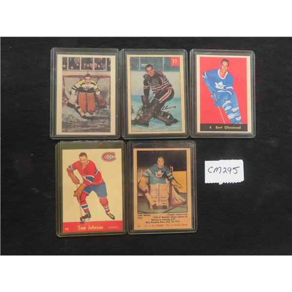 5 Assorted Hockey Cards
