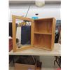 Image 4 : Display Cabinet Wood with Glass Doors 13" x 21" x 30.5"