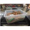 Image 1 : Lincoln Logs - Vintage , Storage Tub Full