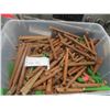 Image 2 : Lincoln Logs - Vintage , Storage Tub Full