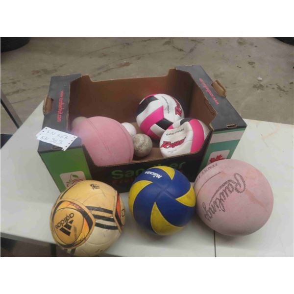 Volleyball, Baseball, Basketball