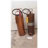 Image 3 : 2 Copper Pump Tank Extinguisher 2.5 Gal