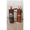 Image 1 : 2 Copper Pump Tank Extinguisher 2.5 Gal