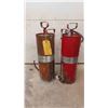 Image 4 : 2 Pump Tank 2.5 Gal Extinguisher ; 1 Copper, 1 Standard