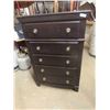 Image 1 : Modern Dresser - 5 Drawer 16" x 32" x 48"