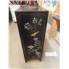 Image 5 : 2 Door Cabinet with Oriental Mother of Pearl Style Décor 14" x 27" x 41"