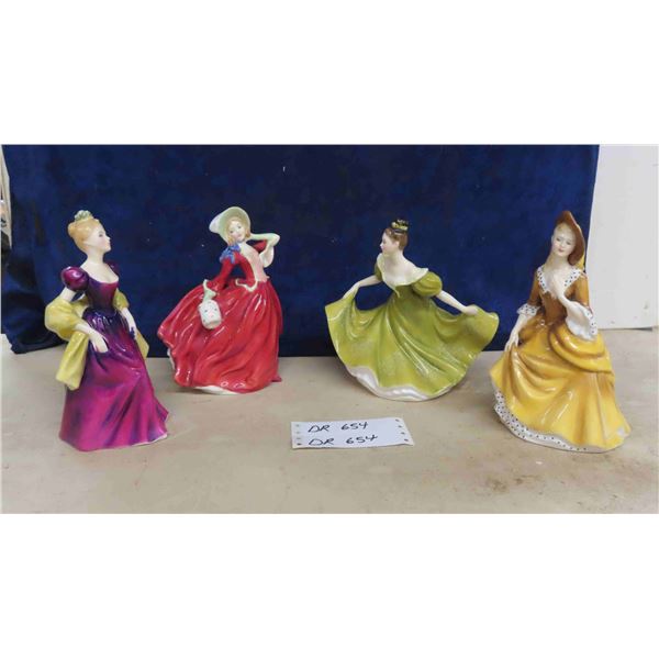 4 pcs Royal Doulton ; Autumn Breeze, Sandra, Lorette, Lynne