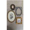 Image 6 : 2 Small Petit Point Pictures & 18 Various Picture Frames