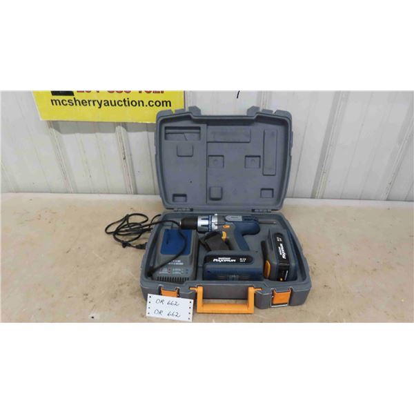Maximum 18V Cordless Drill Including Charger, 2 Batteries, Case