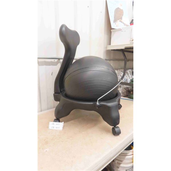 Exerciser Chair + Ball