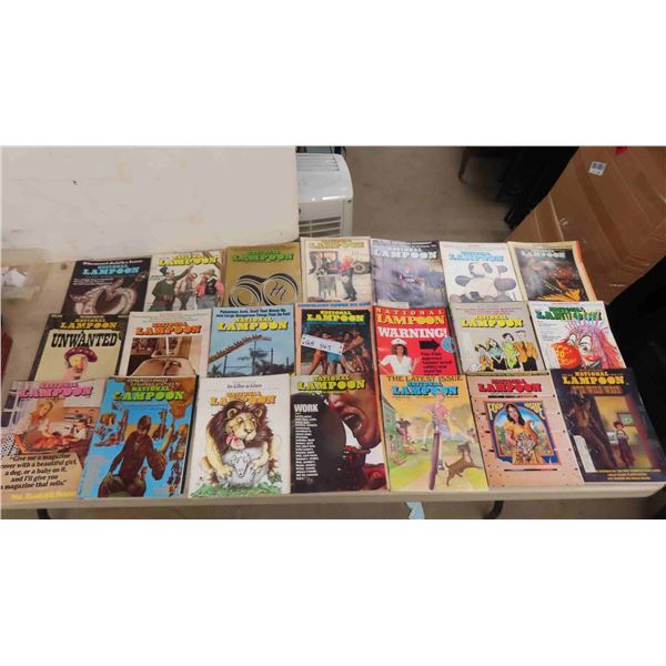 21 National Lampoon Magazines - 1970s + (2) 1980s