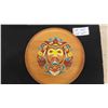 Image 1 : Native Motif Art on Dallcraft Round Wooden 14" Tray