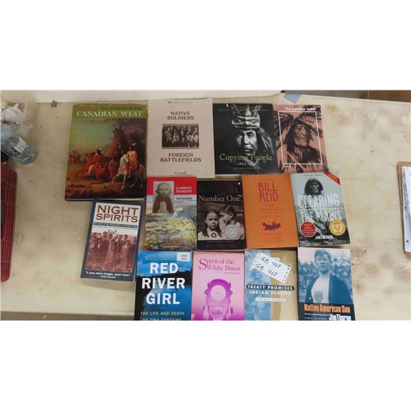 13 Indigenous Non Fiction Books ; Native American Son, Jim Thorpe, Bill Reid, The 