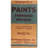 Image 2 : 1939 February Catalogue for Western Paint Co. Ltd. 121 Charlotte St. Winnipeg -