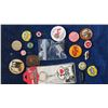 Image 4 : Box of Pins, Pinback Buttons, Curling Pins, plus more