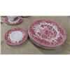 Image 4 : 28 pcs English Ironstone Dishware + 3 pcs Windsor Derby Bone China Plates