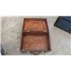 Image 10 : Trunk 22" x 24" x 39", Suitcase + Wooden Chest 8" x 12" x 18" , Clasp Broken