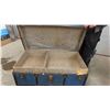 Image 7 : Trunk 22" x 24" x 39", Suitcase + Wooden Chest 8" x 12" x 18" , Clasp Broken