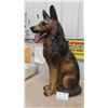 Image 1 : Ceramic German Shepperd Dog Statue 30" Tall