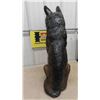 Image 3 : Ceramic German Shepperd Dog Statue 30" Tall