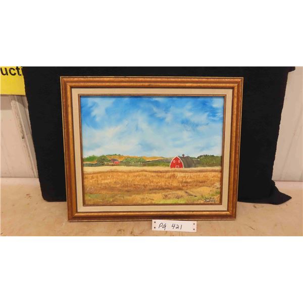 Early Painting from Jackie Austen - 1991 -14" x 17", more up and coming as of late, 