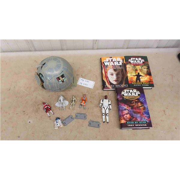 1997 Gal OOB Star Wars Death Star, Macro Machines, Metal Die Cast Finn Storm 