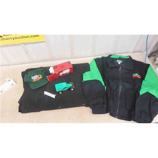 Quaker State Model A delivery Van, XL Racing Jacket, Racing Cap, Ford Model A