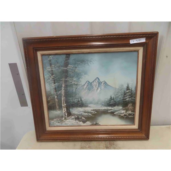 Painting on Canvas - Signature in Picture 28" x 31"