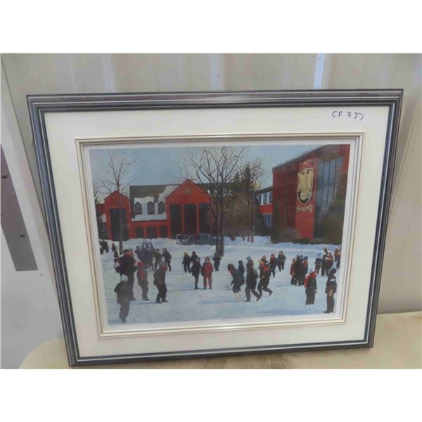 Framed Limited Edition Print -Armand Paquette 26" x 32"