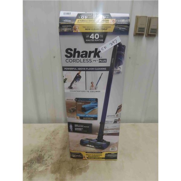 New Shark Cordless Pet Plus Upright Vacuum