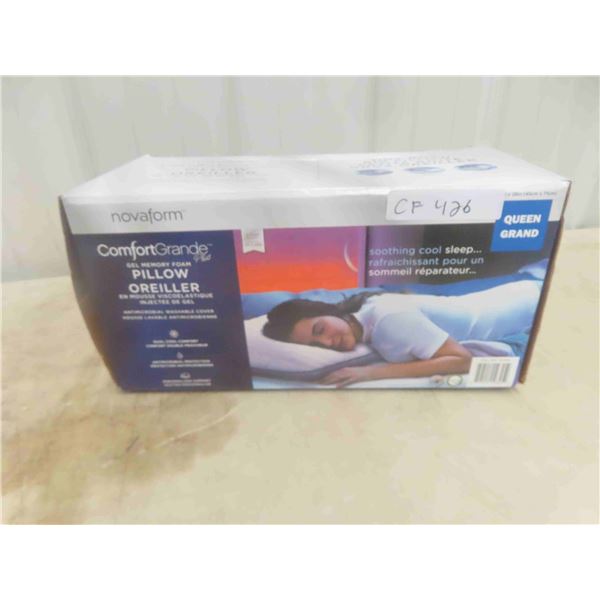 New Novaform Comfort Gel Memory Foam Pillow  - Queen