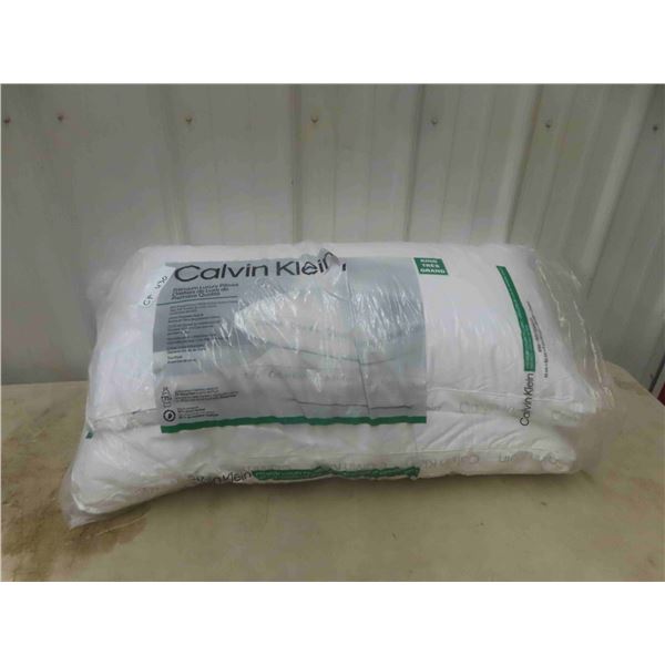 2 New Calvin Klein Luxury Pillow - King