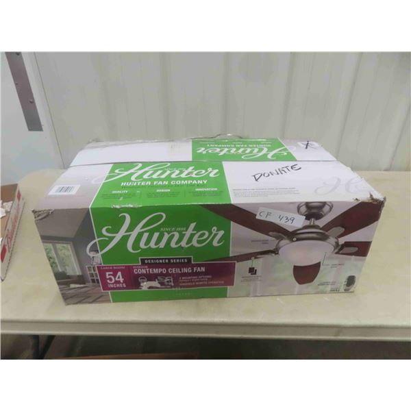 New Hunter 54" Ceiling Light/ Fan