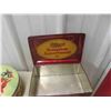Image 7 : Old Tins ; Riley Toffee, Biscuit, Modern Coke Tray, Player Tobacco Tin