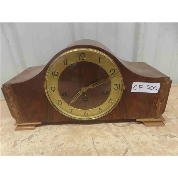 Antique Mantle Clock Marked Silent Chime- Germany