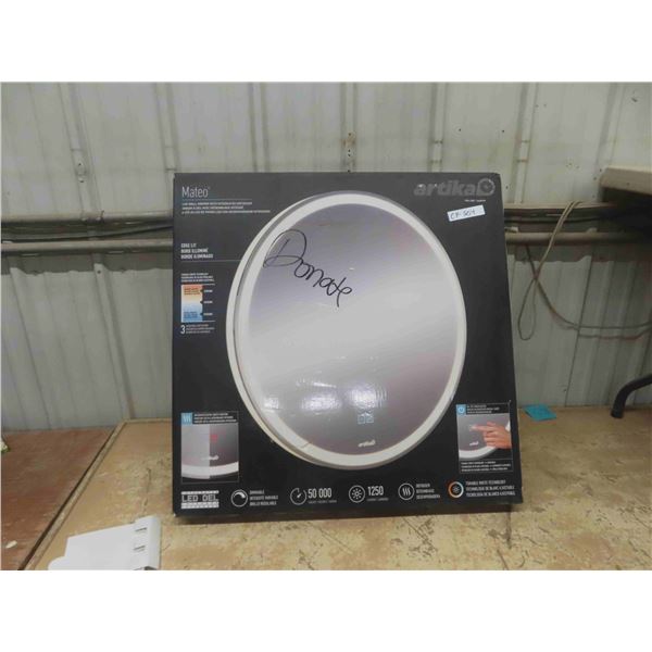 New Mateo LED Mirror with Integrated Defogger 28" Wide