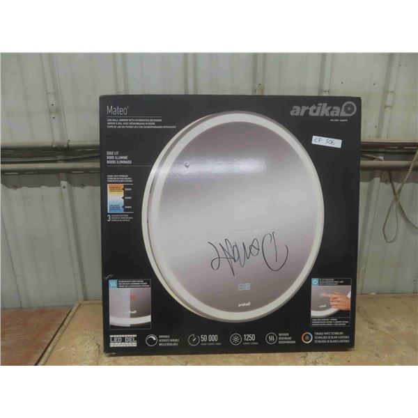 New Mateo LED Mirror with Integrated Defogger 28" Wide