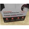 Image 3 : New Brookstone Cozy Quilted Heated Mattress Pad - King Size