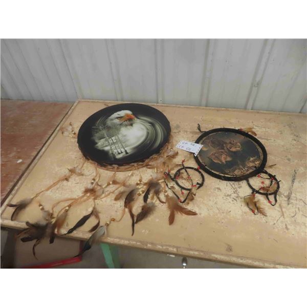 2 Dream Catchers ; 16" + 11.5"