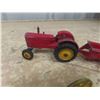 Image 1 : Dinky Tractor Massey Harris  + 3 Implement - Vintage
