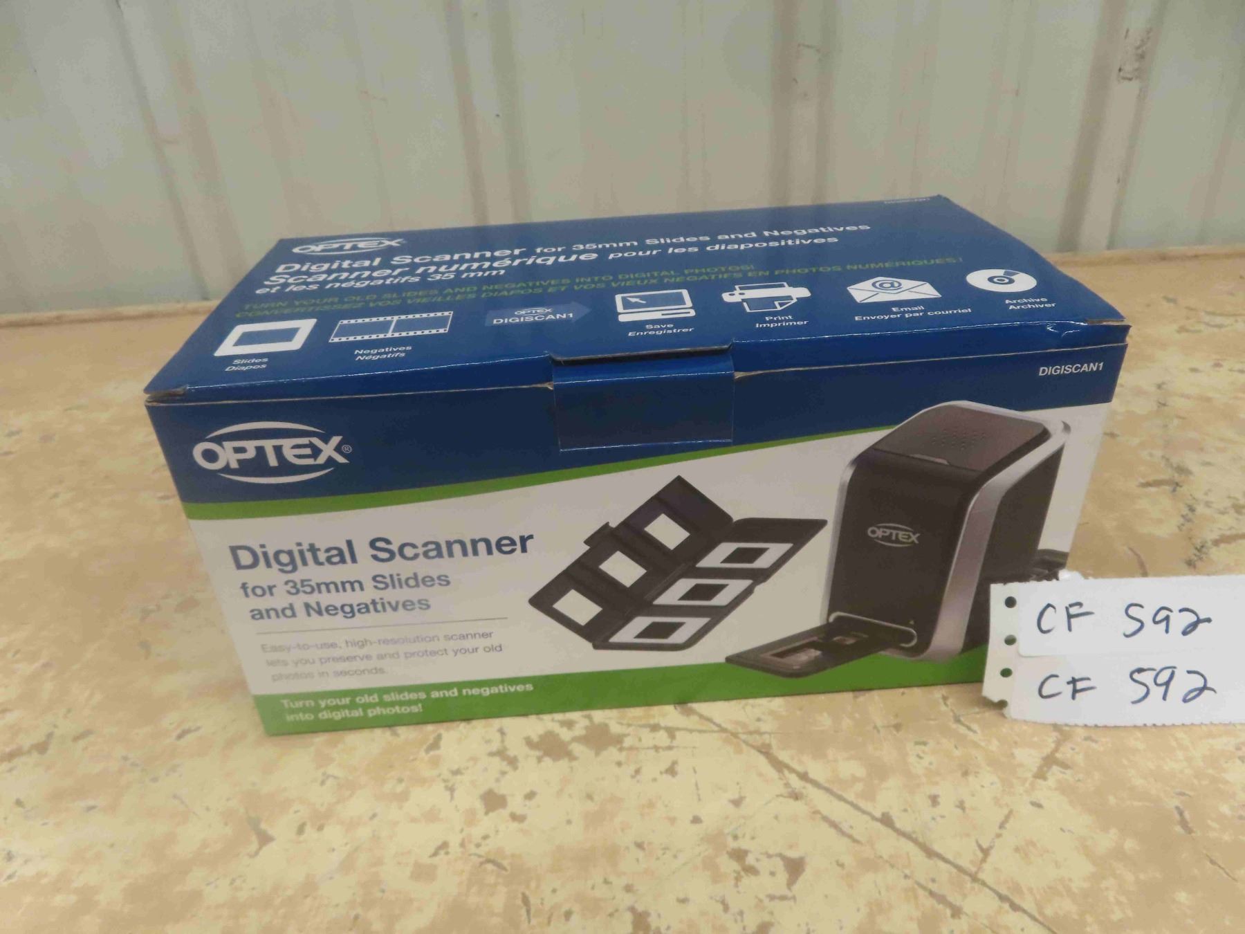 Optix Digital Scanner For 35mm Slides + Negatives
