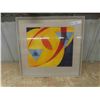Image 1 : Framed Abstract - Signed 21.5" x 22.5"