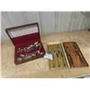 Image 1 : Knife Set with Bone Handle + Flatware Set in Case