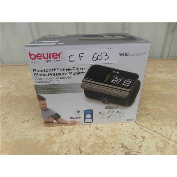 New Beurer Bluetooth 1 Piece Blood Pressure Monitor Model BM81