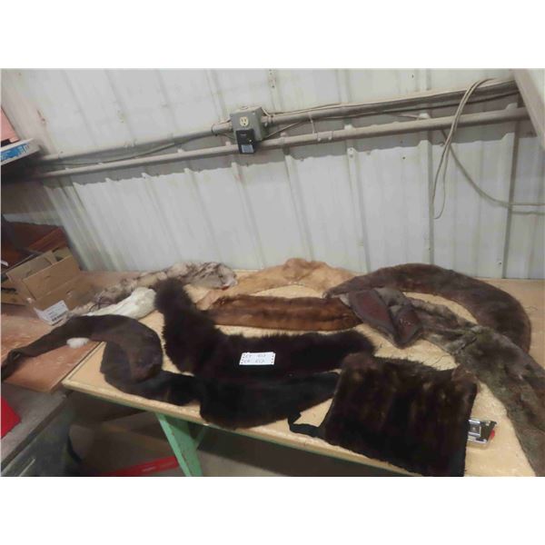 Ladies Fur Hat, Mitts, Stoll, Muff