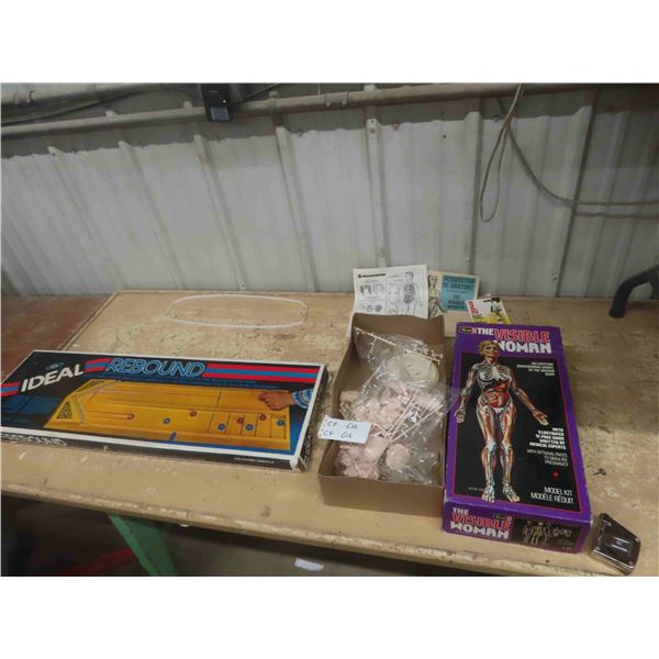 The Visible Woman Model - Vintage & 1 Deel Rebound Game