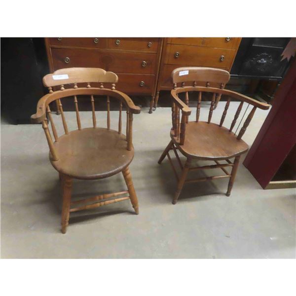 2 Caboose Chairs - No Markings