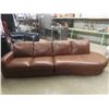 Image 1 : 2 pc Leather Couch 120" Wide