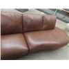 Image 4 : 2 pc Leather Couch 120" Wide